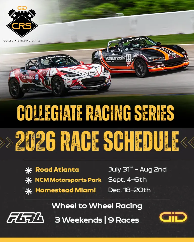 2026 Collegiate Racing Series schedule